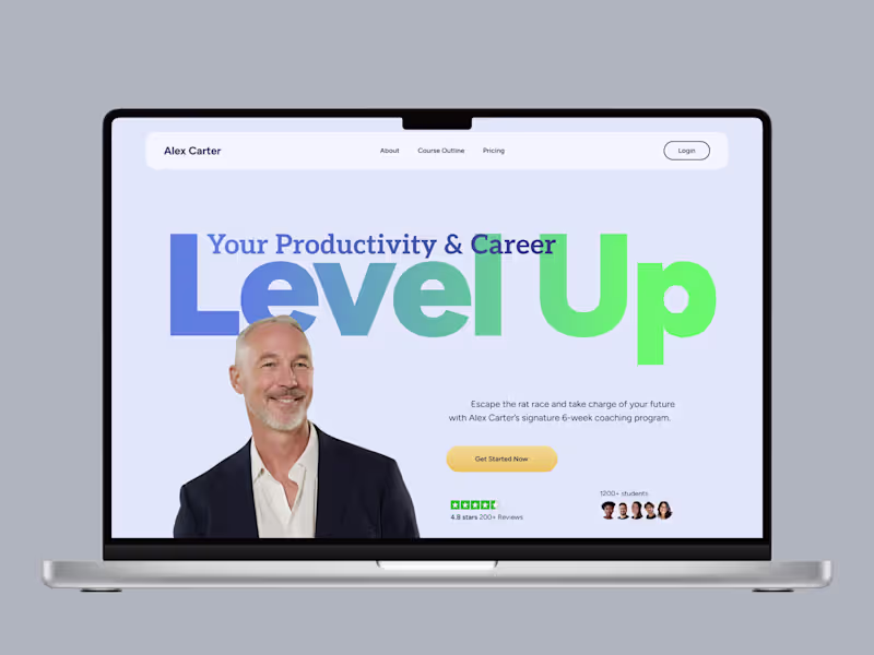 Cover image for Web Design & Webflow Development - Alex Carter