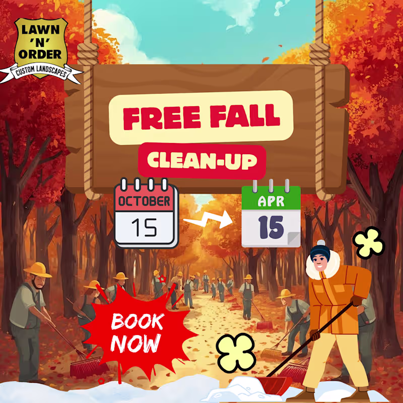 Cover image for @LawnNOrder #LawnNOrder 🍂 Seasonal campaign design that cap...