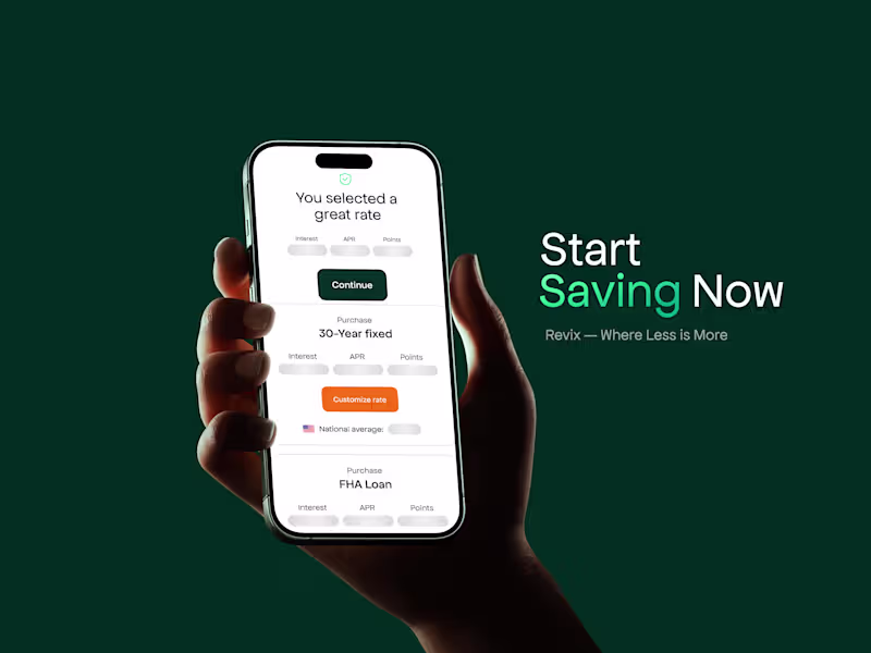 Cover image for Revix – Home Lending Simplified Brand Animation