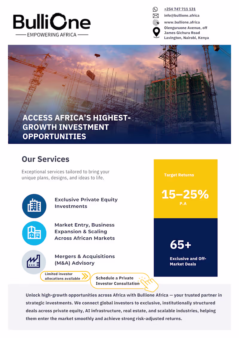 Cover image for Investor Outreach