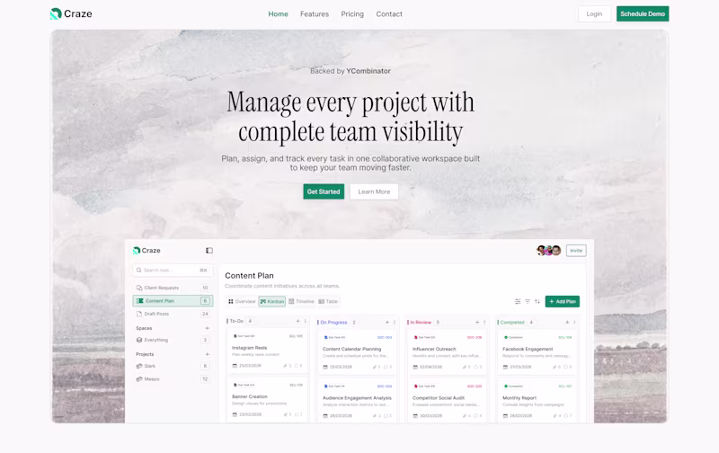 Cover image for Hero design for project management
