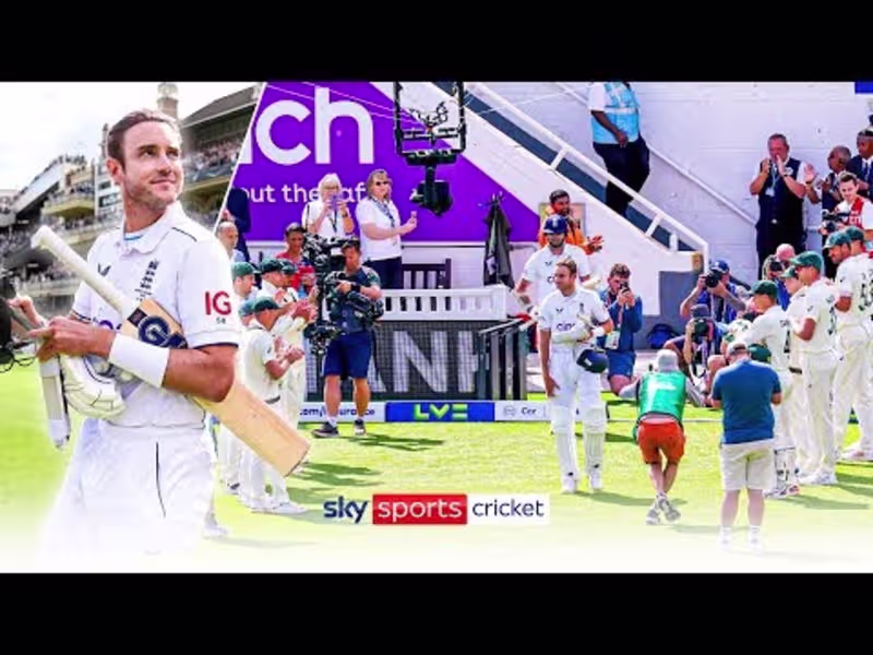 Cover image for Stuart Broad Bids Farewell: An Iconic Career Comes to an End