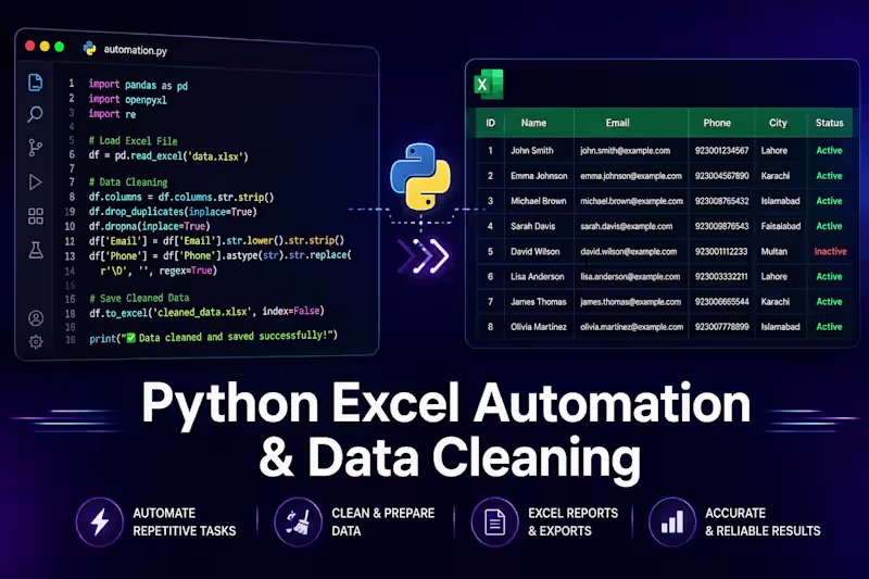 Cover image for Python Scripting & Automation Services