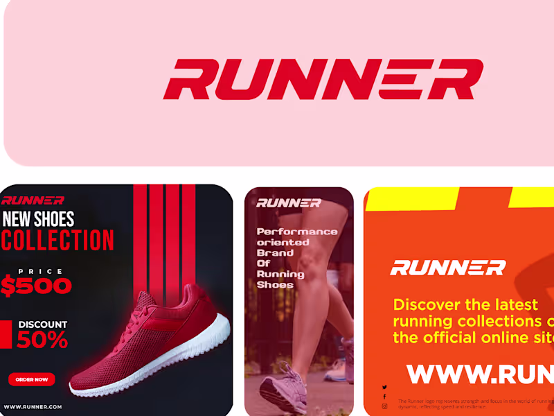 Cover image for Elevating Performance: Runner Brand Identity & Visual Guidelines