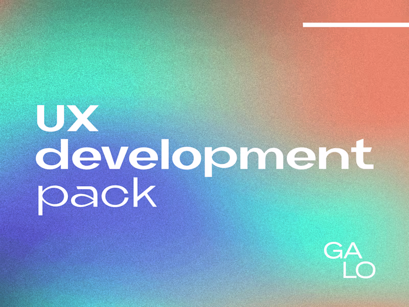 Cover image for UX Development Pack