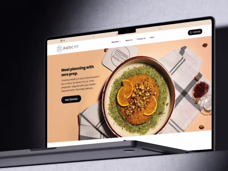Cover image for Baesic Fit | Website Design