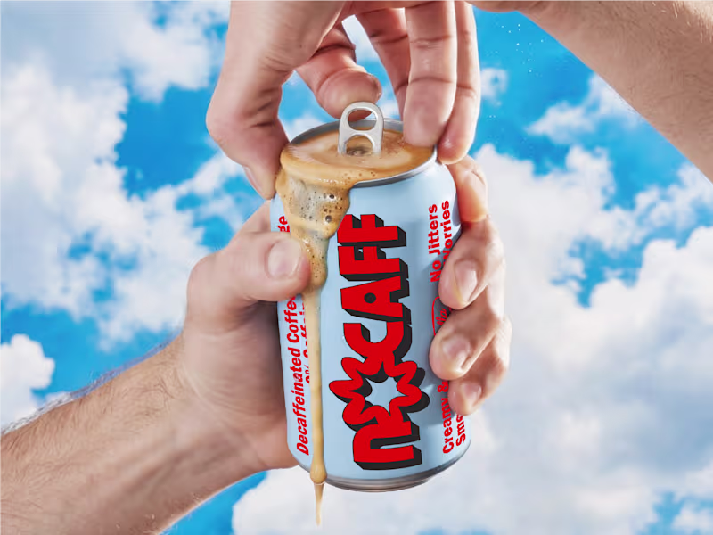 Cover image for NOCAFF | DECAFF DRINK | BRANDING | PACKAGING DESIGN
