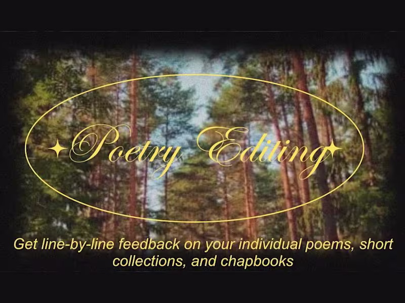 Cover image for Poetry Editing | Revising for Self-Published Chapbooks