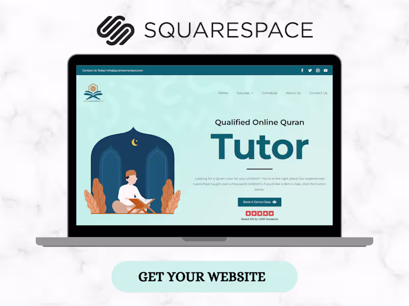 Cover image for Professional Squarespace Website | Figma to Squarespace