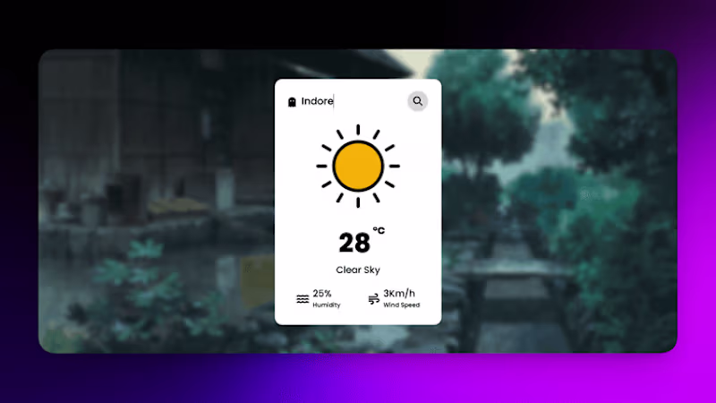 Cover image for Weather App