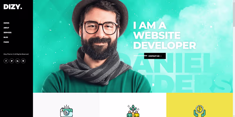 Cover image for Portfolio website - Modern wordpress website