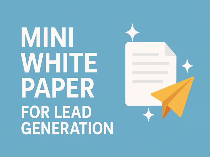 Cover image for Short-Form White Paper (1,500–2,000 Words)