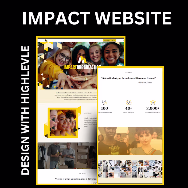 Cover image for :High Converting GHLImpact Website Design
Designed