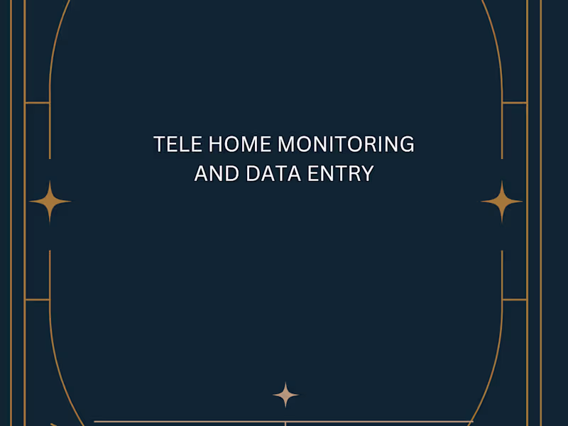 Cover image for Tele home Monitoring 