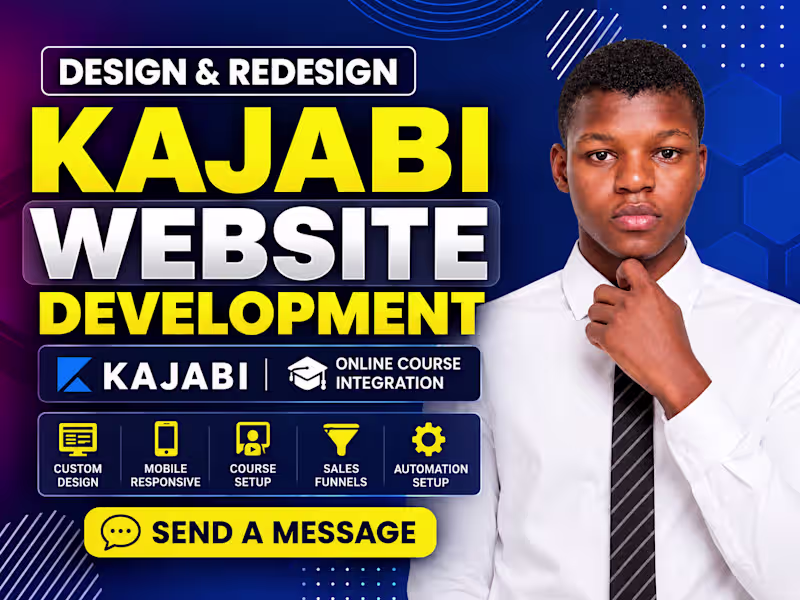 Cover image for Kajabi Website Design & Redesign | Course Setup & Automation