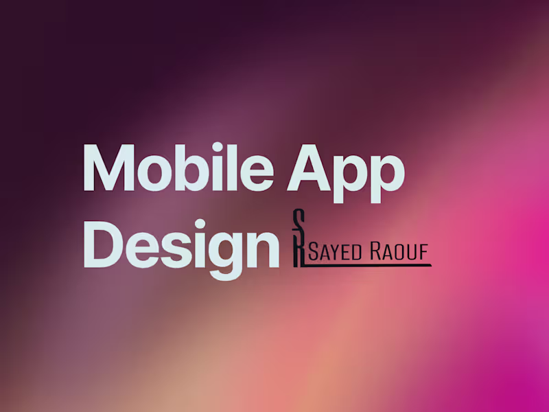 Cover image for App Design
