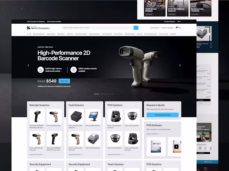 Cover image for Redesigning a B2B E-commerce Platform for Clarity and Conversion