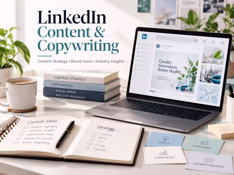 Cover image for LinkedIn Content & Copywriting
Created engaging