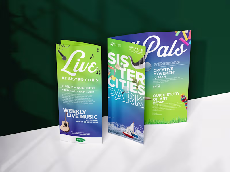 Cover image for Sister Cities Park Summer Brochure