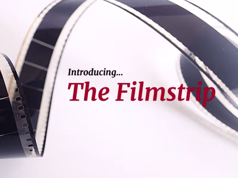 Cover image for Introducing The Filmstrip! (& Some Updates...) - Unnamed Films …