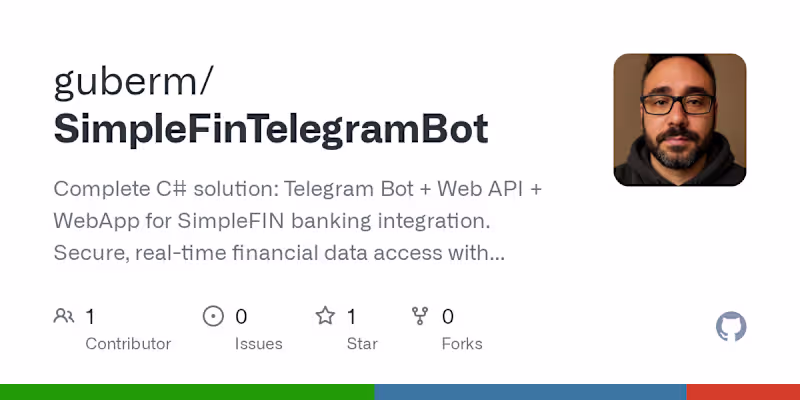 Cover image for SimpleFIN Telegram Bot Integration Project