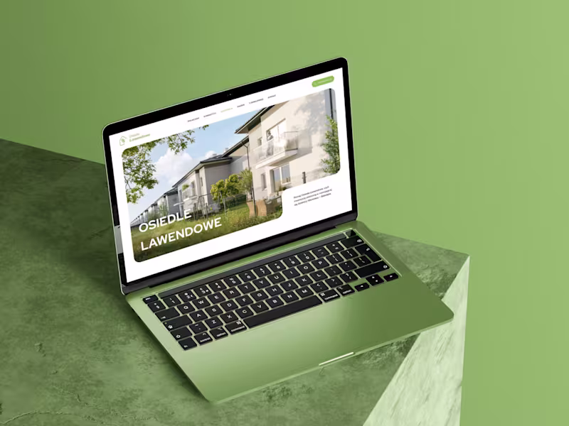 Cover image for Osiedle Lawendowe I UI UX design & Branding