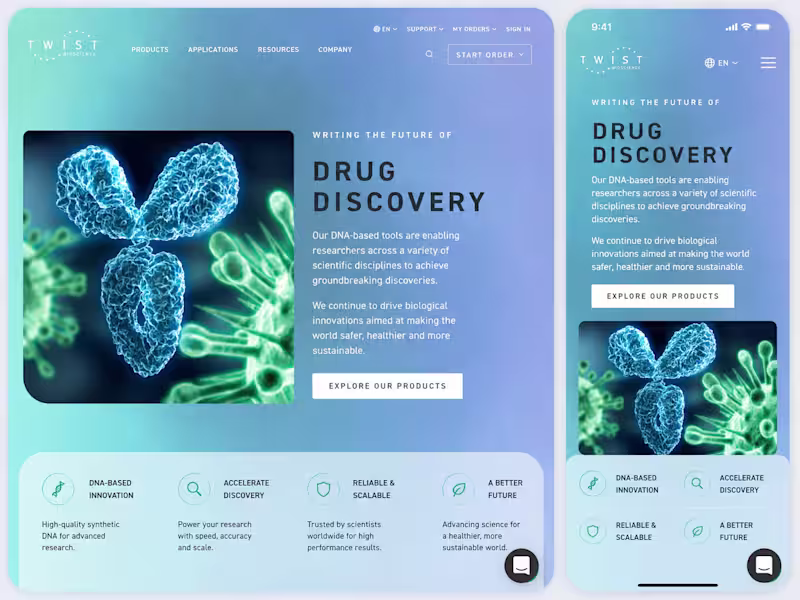 Cover image for Biosciences, healthcare, ecommerce