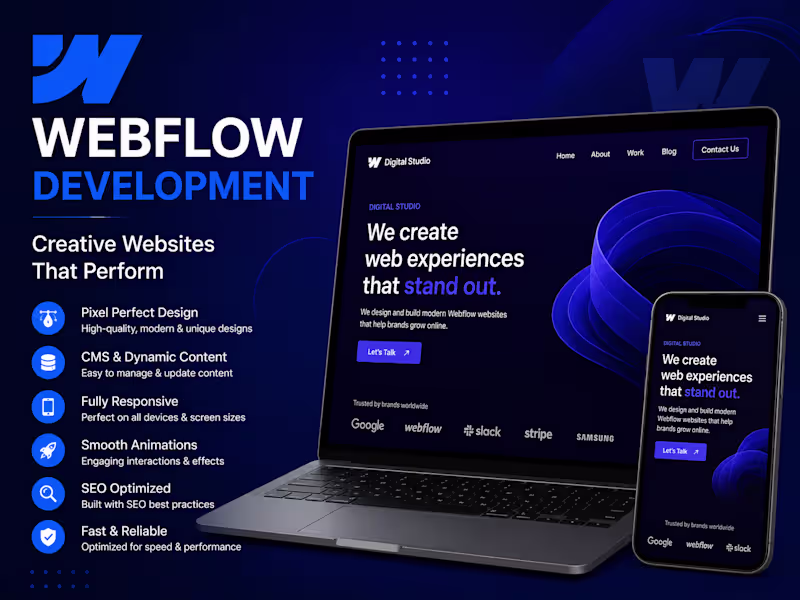 Cover image for Webflow Website Development