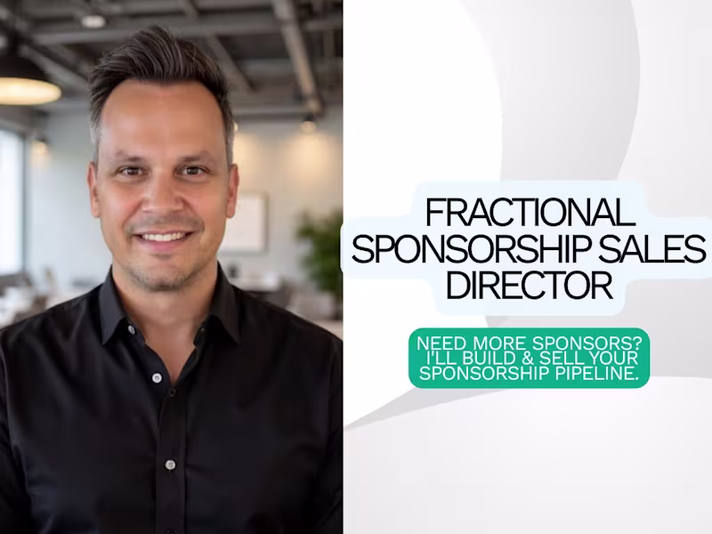 Cover image for Fractional Sponsorship Sales Director
