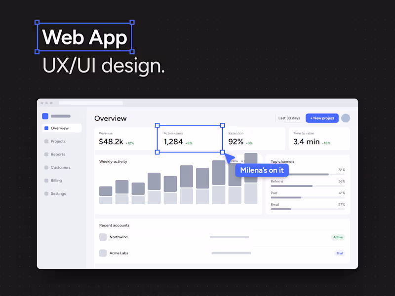 Cover image for Web App UX/UI Design | Products Users Understand From Day One