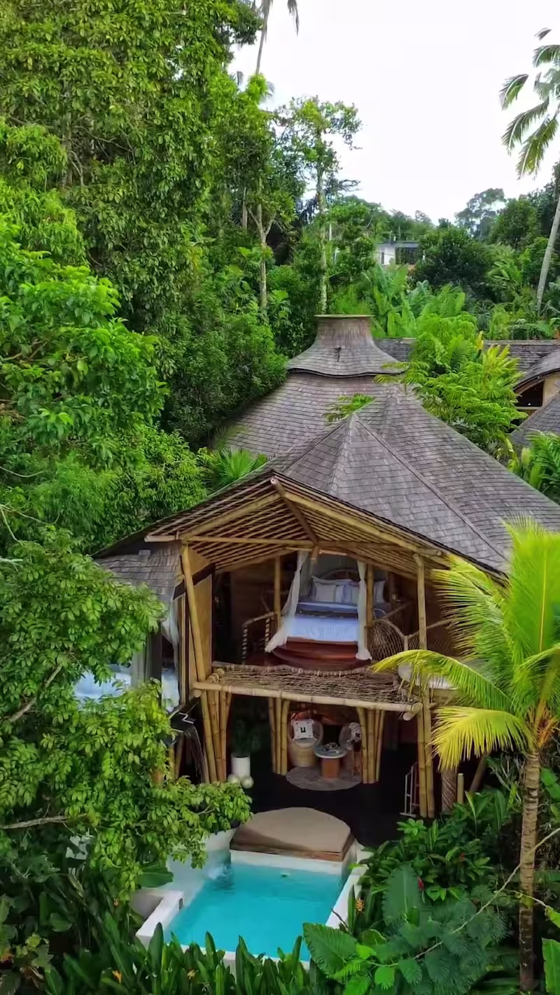 Cover image for A private jungle villa where