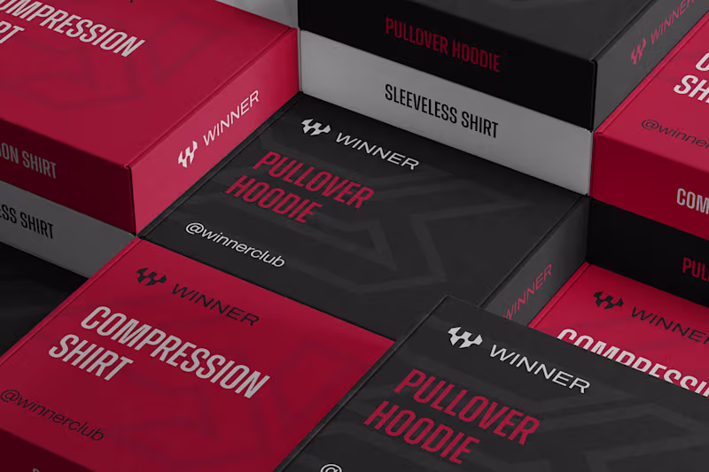 Cover image for Visual Identity Design for Winner Fitness Club