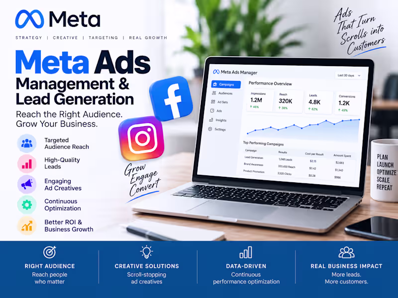Cover image for Meta Ads Management & Lead Generation