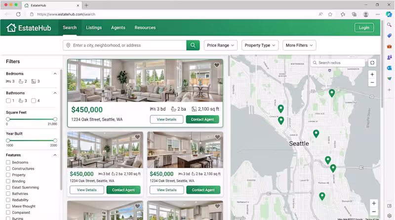 Cover image for Real Estate Listing Platform