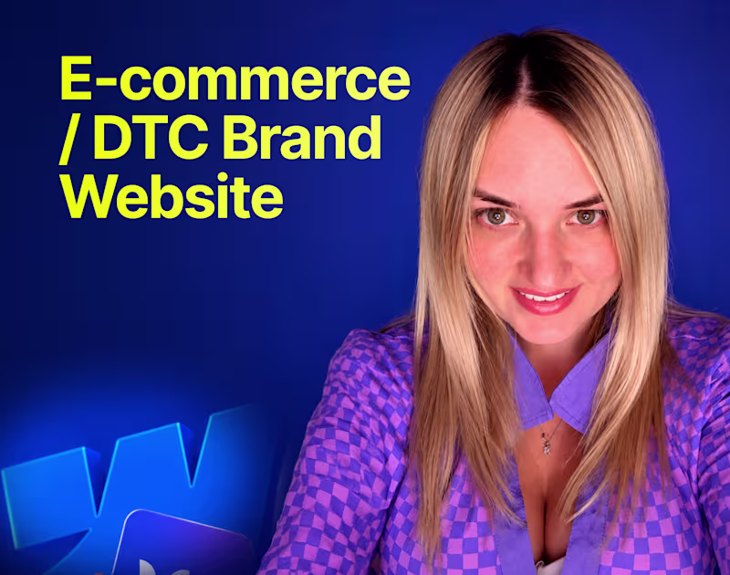 Cover image for E-commerce / DTC Brand Website
