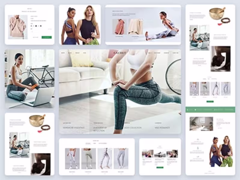 Cover image for Yoga store e-commerce design