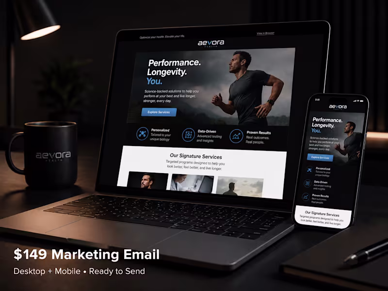 Cover image for $149 Branded Marketing Email Design