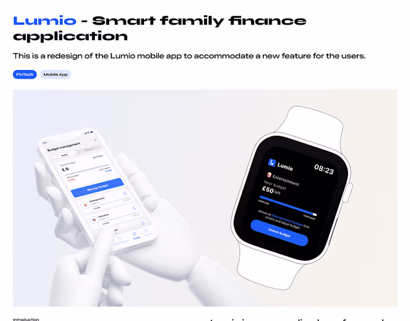 Cover image for Lumio redesign 