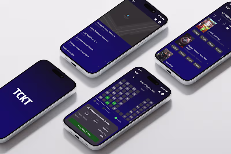 Cover image for TCKT - Mobile UX Design & Brranding