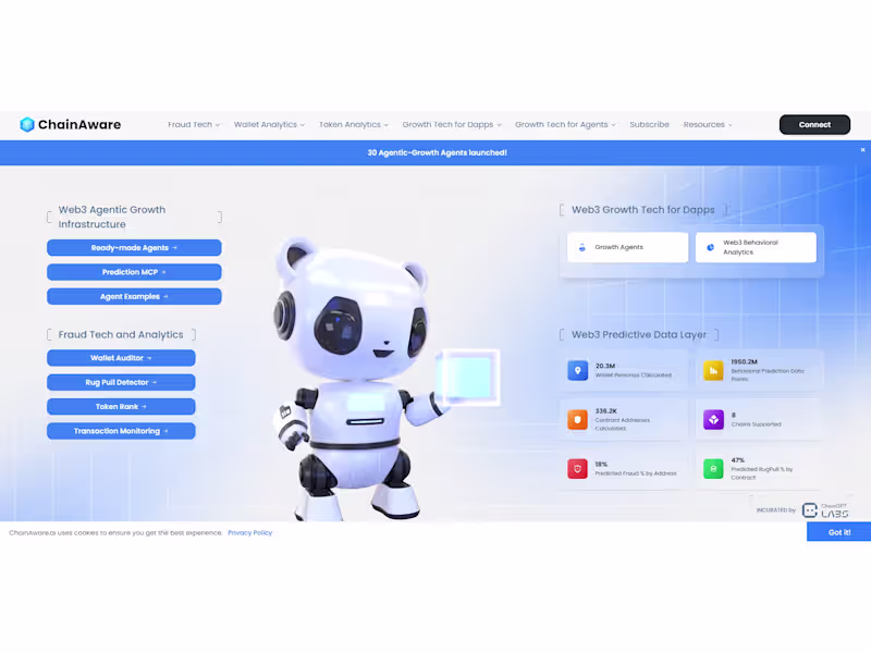 Cover image for ChainAware.ai (http://ChainAware.ai) is a Web3