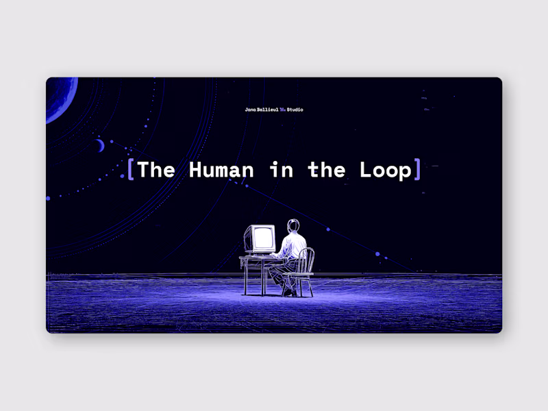 Cover image for The Human in the Loop: An AI & Design Perspective Deck