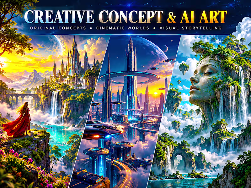 Cover image for Creative Concept & AI Art Design