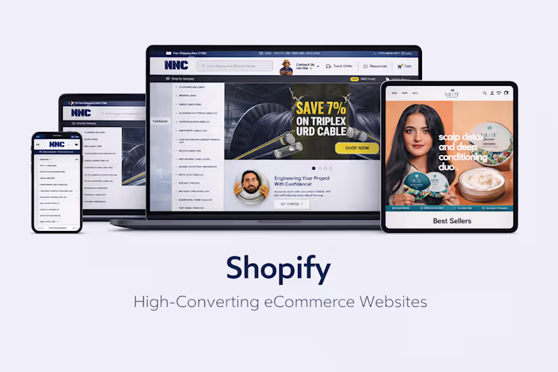 Cover image for Shopify Store Development for High-Converting eCommerce