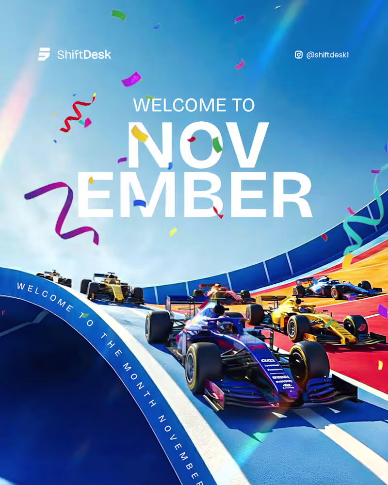 Cover image for New month Flyer Design - ShiftDesk