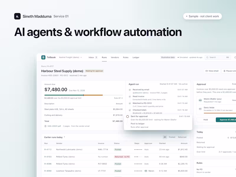 Cover image for AI Agents & Workflow Automation