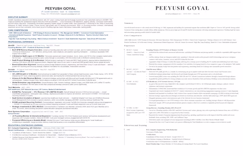 Cover image for Rewrote and redesigned a resume