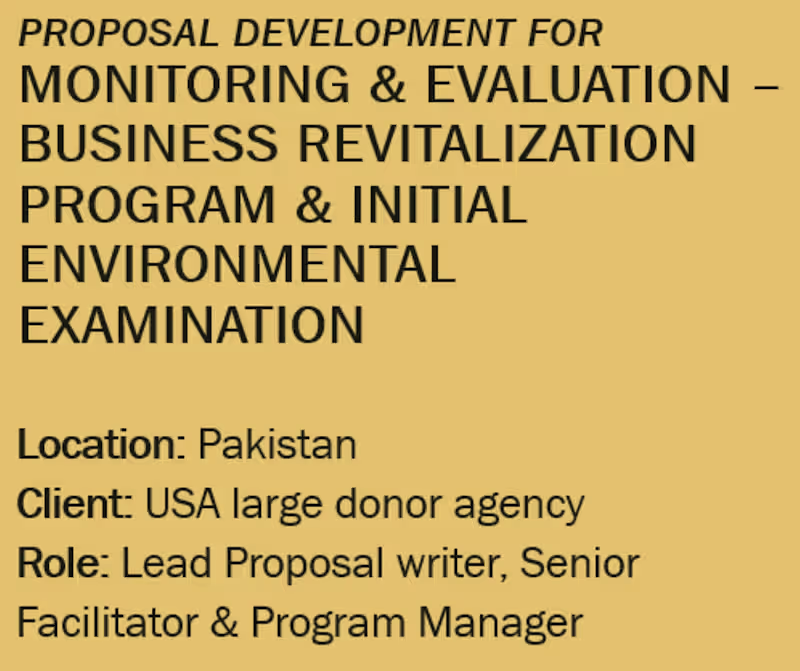 Cover image for On this M&E project opportunity