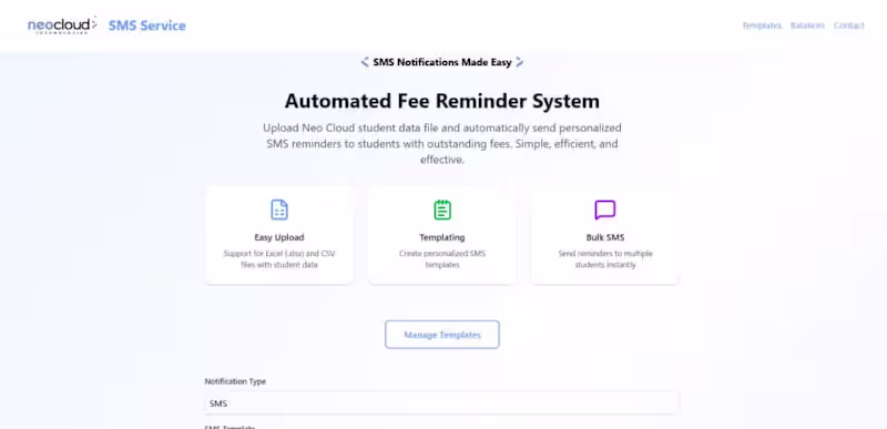 Cover image for Bulk Email & SMS Automation Platform Development