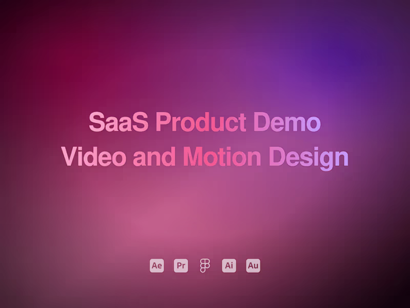 Cover image for SaaS Product Demo & Motion Video