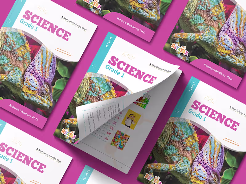 Cover image for Science Textbook Base Design